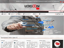Tablet Screenshot of log-on.gr
